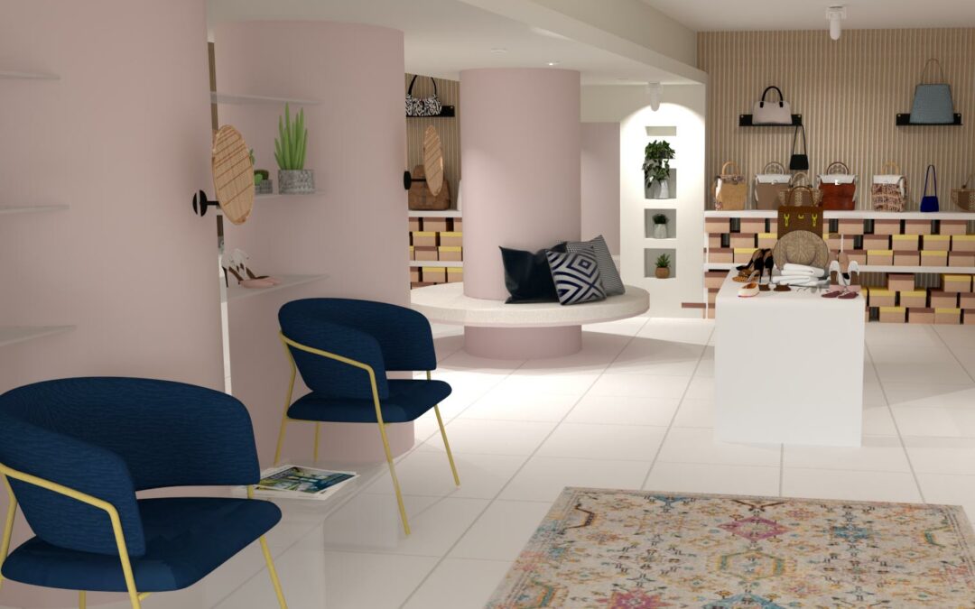 Aménagement magasin chaussures