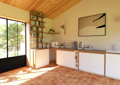 Aménagement d’un atelier d’intérieur à Noirmoutier