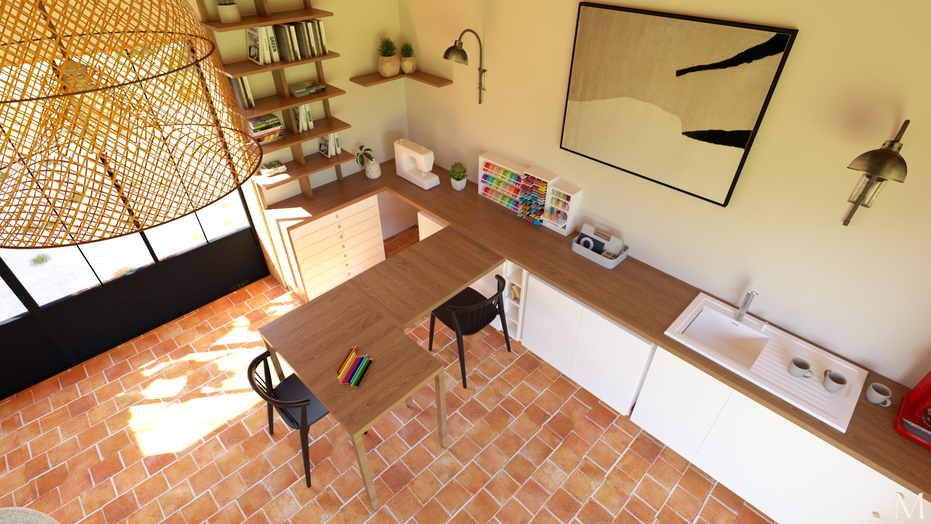 amenagement-d-un-atelier-d-intérieur